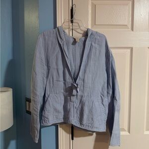 J.Jill 100% Linen jacket Sz. Large